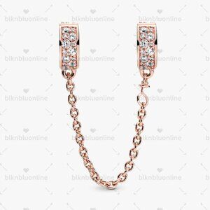 Pandora Clear Pavé Safety Chain Clip Charm